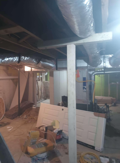 Basement before renovation